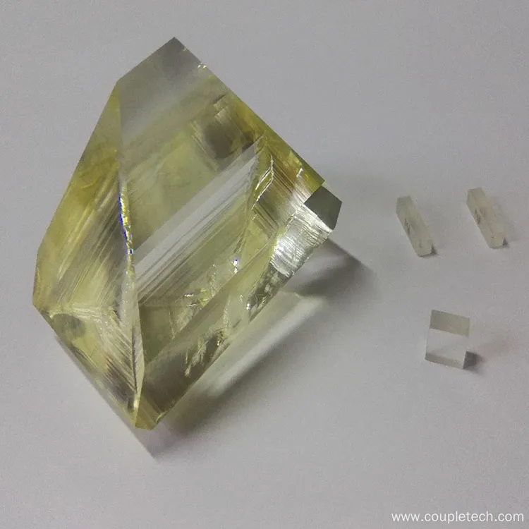 Apa ana inovasi lan pangembangan ing KTP Crystal khusus kanggo Generasi Harmonik Kedua (SHG) lan Optical Parametric Oscillators (OPO)?